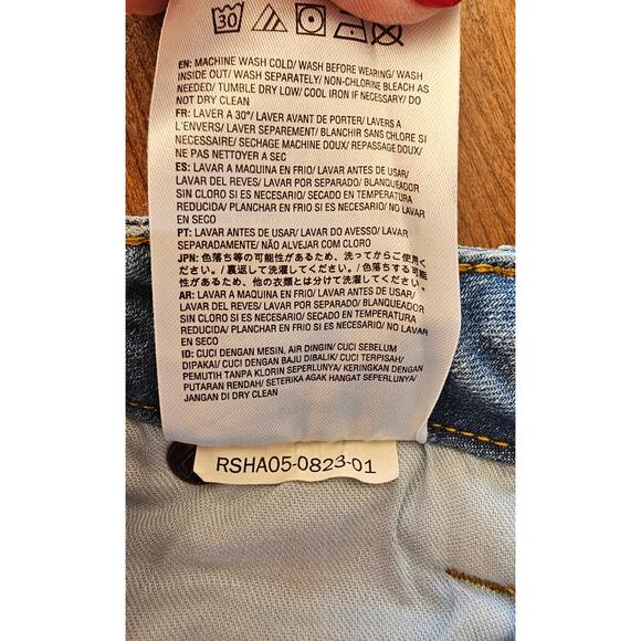 Volcom 1991 Stoned Low Rise Jeans Retro, Skate, Light Blue, Sz 26, NEW - Picture 9 of 10